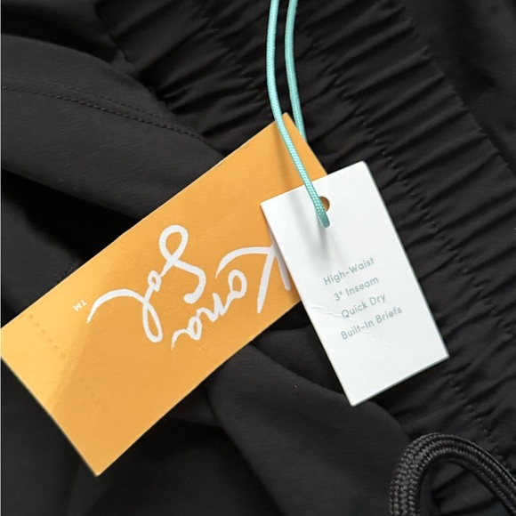 Kona Sol Women’s 3” Quick Dry Board Shorts With Pockets NWT Size Large Black - Picture 5 of 6